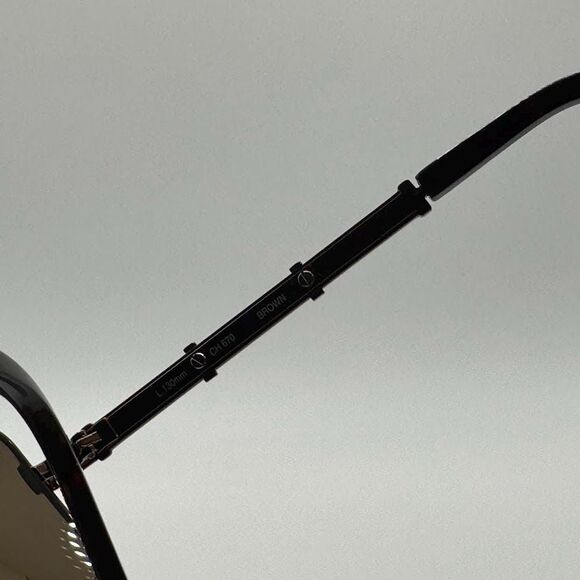 NOS Vintage Y2K Designer Men\'s Sunglasses Cole Haan | Leather Wrapped Double Bar main image 8